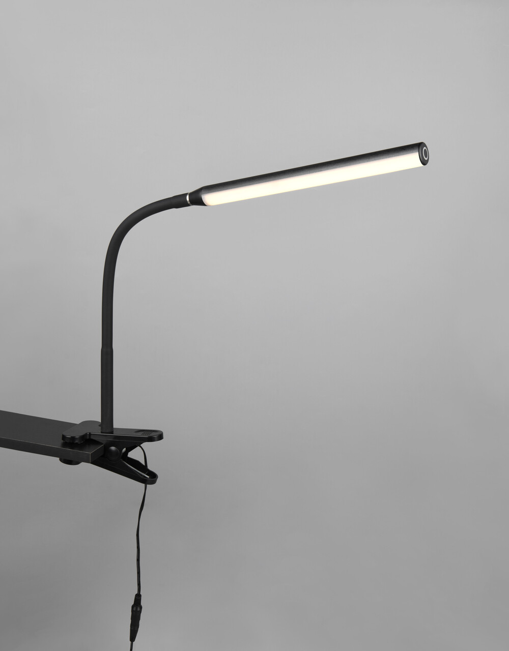 Lampa de masa Nevada, RL, 35x0.8x38 cm, 5W, 1x SMD, plastic, negru mat - imagine 5